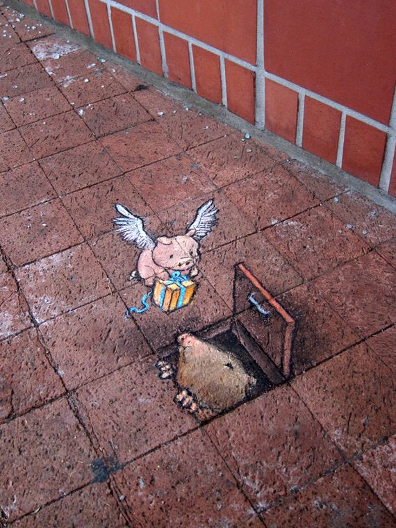 This Man’s Chalk Art Is Making This City An Even Better Place To Live